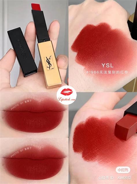 Son YSL Màu 1966 Rouge Libre The Slim Matte Limited 2024